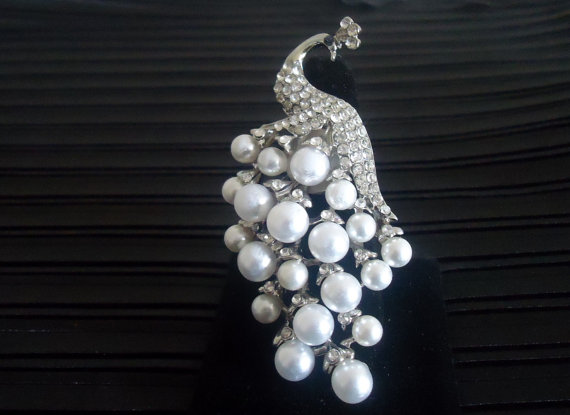 Pearl the Peacock Statement Ring (ONE OF A KIND) (SOLD)