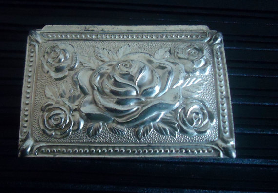 Continental New York Silver Plated Made in Occupied Japan Signed Cigarette Box *SOLD*