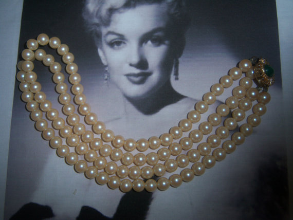 Double Strand Pearl Necklace *SOLD*